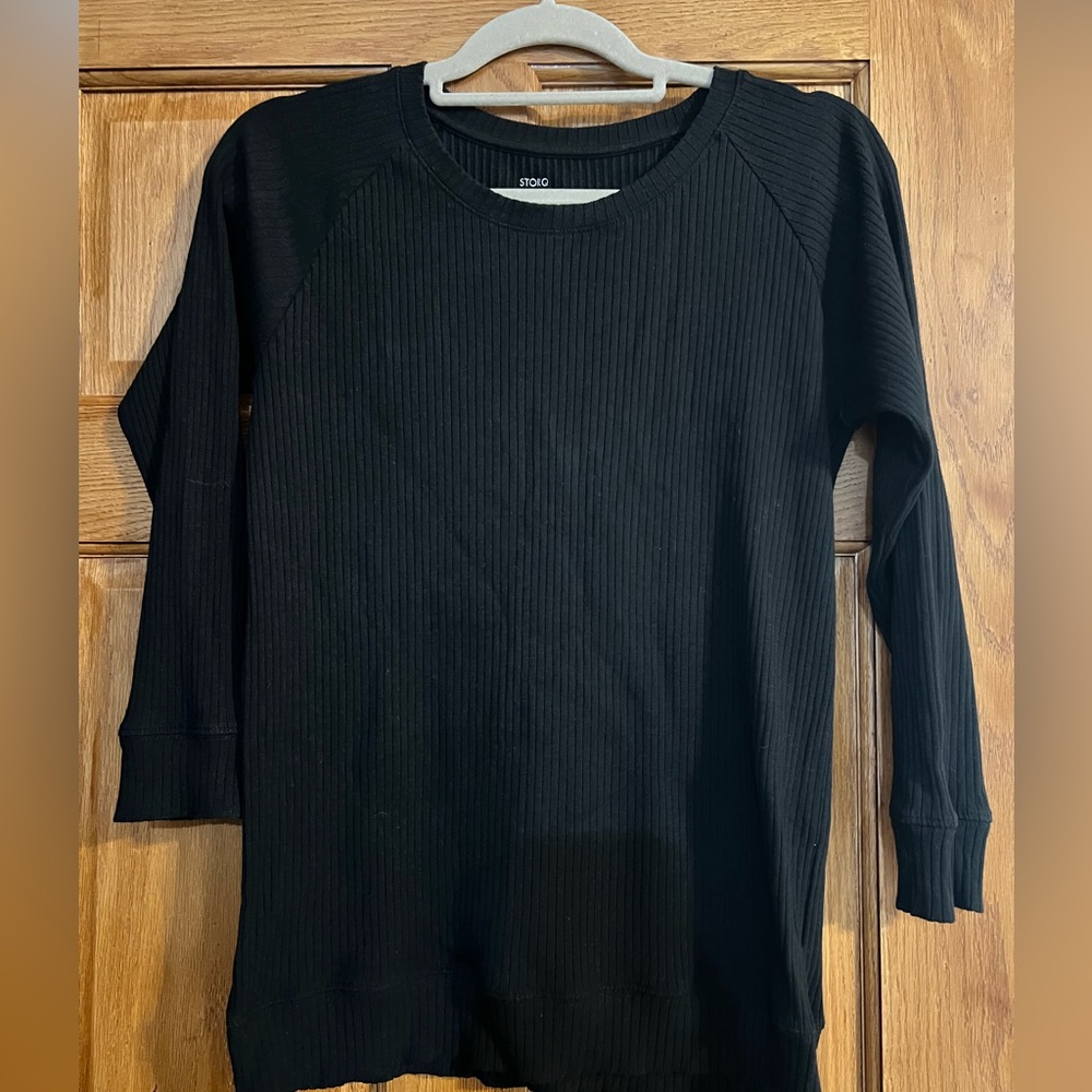 STORQ cozy rib black shirt 
Size 1